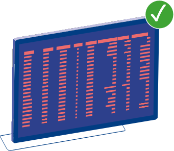 Diagram of clean data after processing 